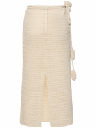 MAGDA BUTRYM Crocheted Cotton Blend Skirt