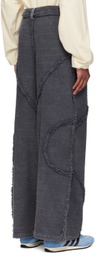 Isa Boulder SSENSE Exclusive Gray Swing Baggy Trousers