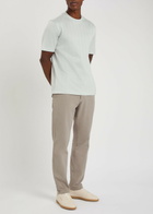 Boss Kane Tapered-leg Stretch-cotton Chino Trousers Beige