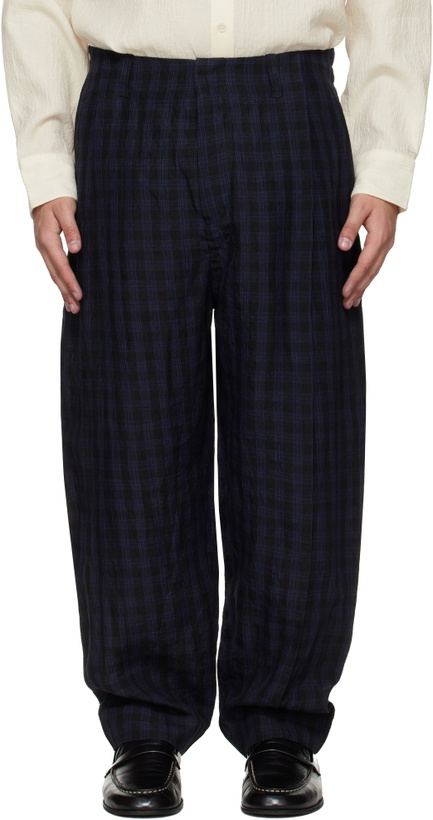 Photo: Toogood Black & Blue 'The Librarian' Trousers