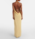 Loewe Paula's Ibiza crêpe jersey maxi dress