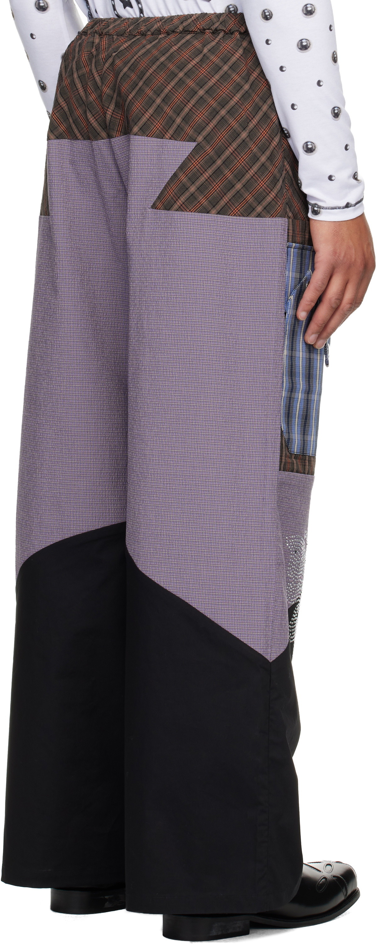 Chopova Lowena Multicolor Tartan Vega Trousers