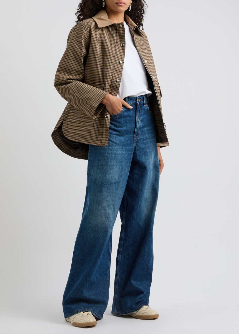 Wales Bonner Alto Checked Cotton-blend Jacket Multicoloured Wales Bonner Alto Checked Cotton-blend Jacket Multicoloured