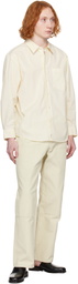 Dunst Yellow Oversized Striped Shirt