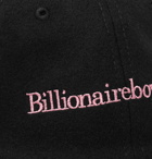 Billionaire Boys Club - Logo-Embroidered Brushed Wool-Blend Cap - Black