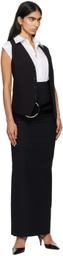 Ann Demeulemeester Black Nathalie X-Long Pencil Maxi Skirt