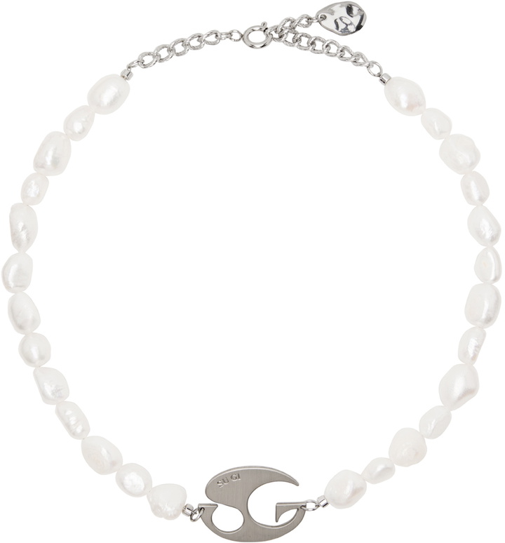 lesugiatelier Silver 'The Persistence Of Memory Chain' Necklace ...