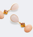 Jennifer Behr Quincy embellished drop earrings