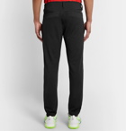 Adidas Golf - Slim-Fit Tapered Warp Knit Golf Trousers - Black