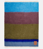Loewe - Anagram striped wool-blend blanket