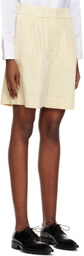 Joseph Off-White Taymount Shorts