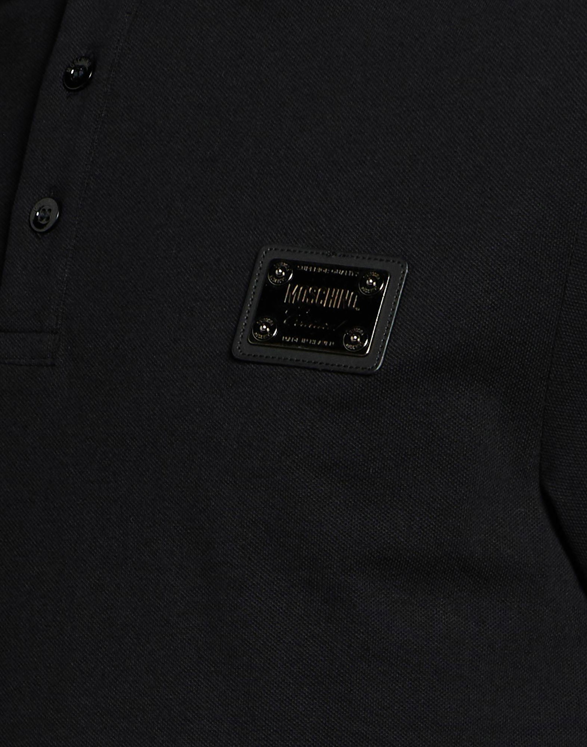Moschino Mens Polo shirt in Black