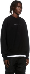 Off-White Black Tornado Arrow Skate Crewneck Sweatshirt