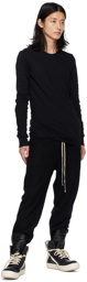 Rick Owens Black Drawstring Sweatpants