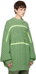 Robyn Lynch Green Crewneck Sweater