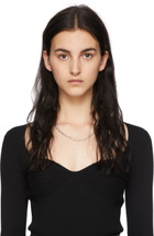 WWW.WILLSHOTT Silver Split Puff Marina Necklace