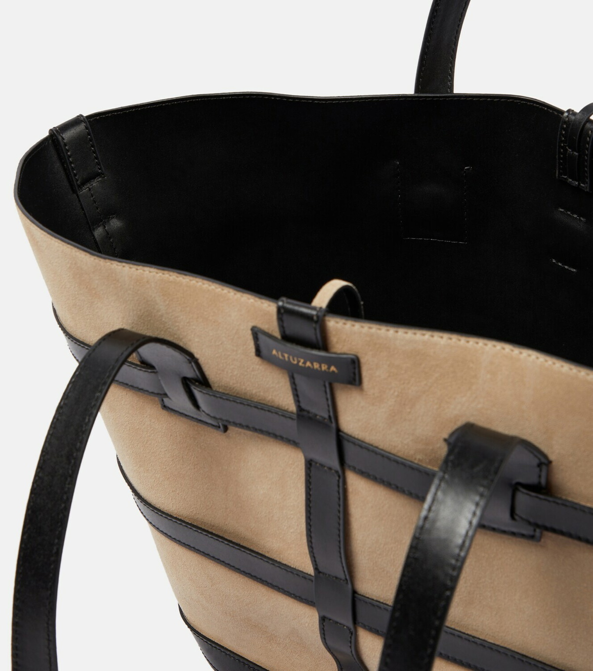Altuzarra Park Place Large suede tote bag