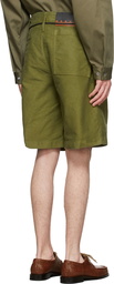 Marni Khaki Cotton Shorts