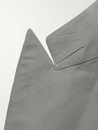 TOM FORD - Shelton Slim-Fit Cotton and Silk-Blend Poplin Suit Jacket - Gray