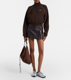 Balenciaga Le City Medium suede tote bag