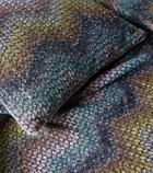 Missoni Salina Zigzag lamé throw