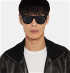 Bottega Veneta - D-Frame Acetate Sunglasses - Black