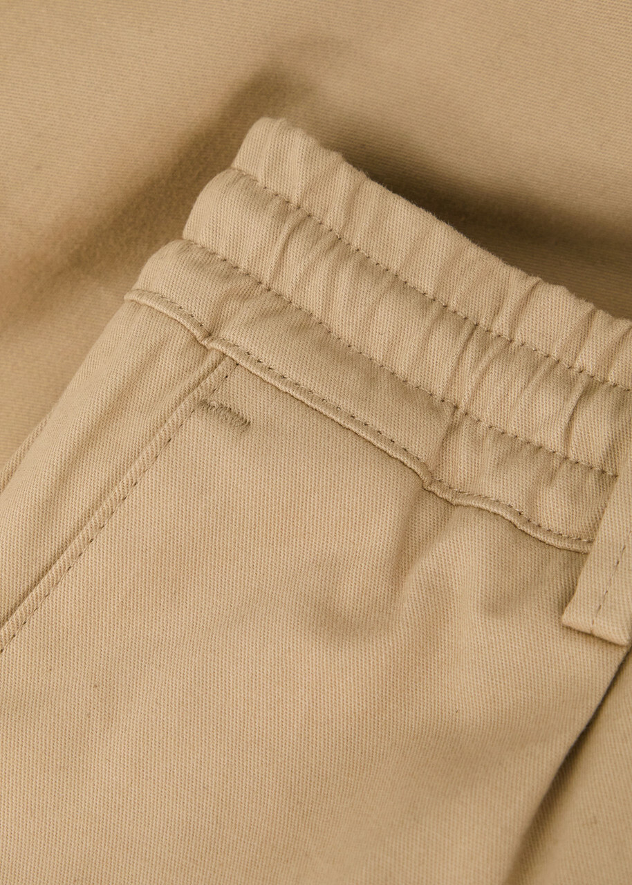 Aurélien Urban Stretch-cotton Trousers Beige