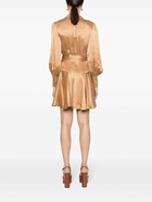 ZIMMERMANN - Silk Wrap Mini Dress