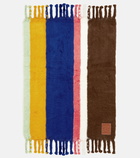 Loewe - Striped mohair-blend blanket