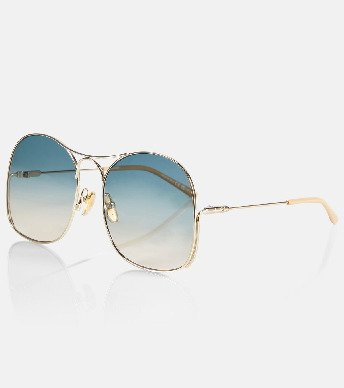 Women's Metal Sunglasses - Chloe main image 1