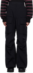 Juun.J Black Cinch Tab Cargo Pants