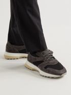 Fear of God - Panelled Suede and Mesh Sneakers - Black