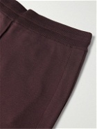 Loro Piana - Tapered Cashmere, Virgin Wool and Silk-Blend Sweatpants - Purple