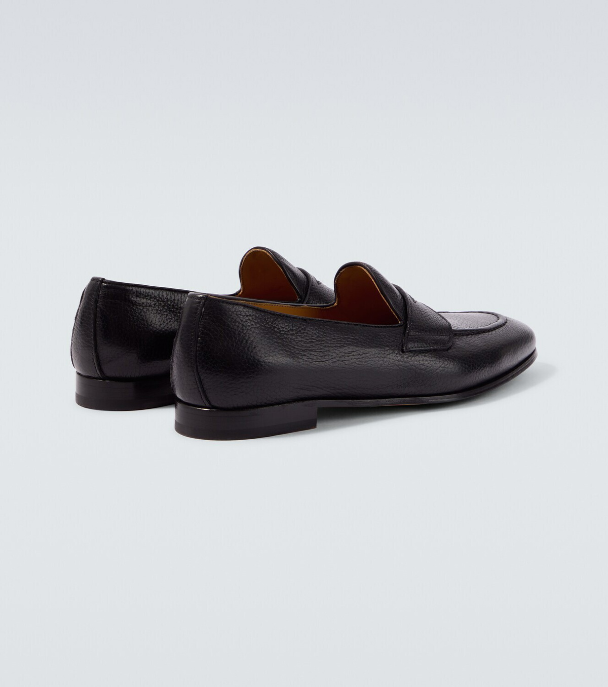 Kiton Leather penny loafers