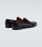 Kiton Leather penny loafers