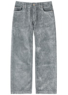 Casablanca Peach Straight-leg Brushed Jeans Grey