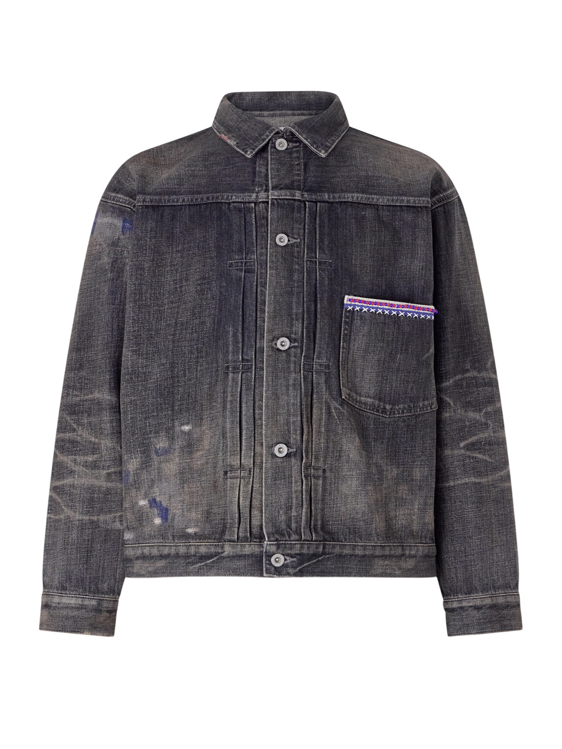 Neighborhood Men's Savage Type 2 Denim Jacket in Indigo Neighborhood