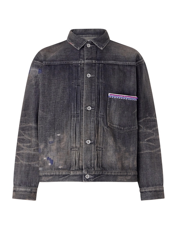 Photo: Neighborhood - Savage Type-1 Denim Jacket - Black