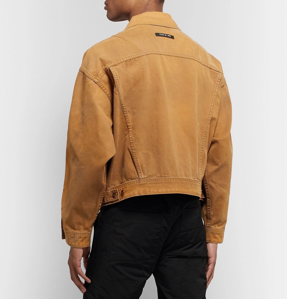 Fear of God - Cotton-Canvas Trucker Jacket - Tan Fear Of God