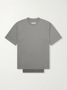 Maison Margiela - Layered Cotton-Jersey T-Shirt - Gray