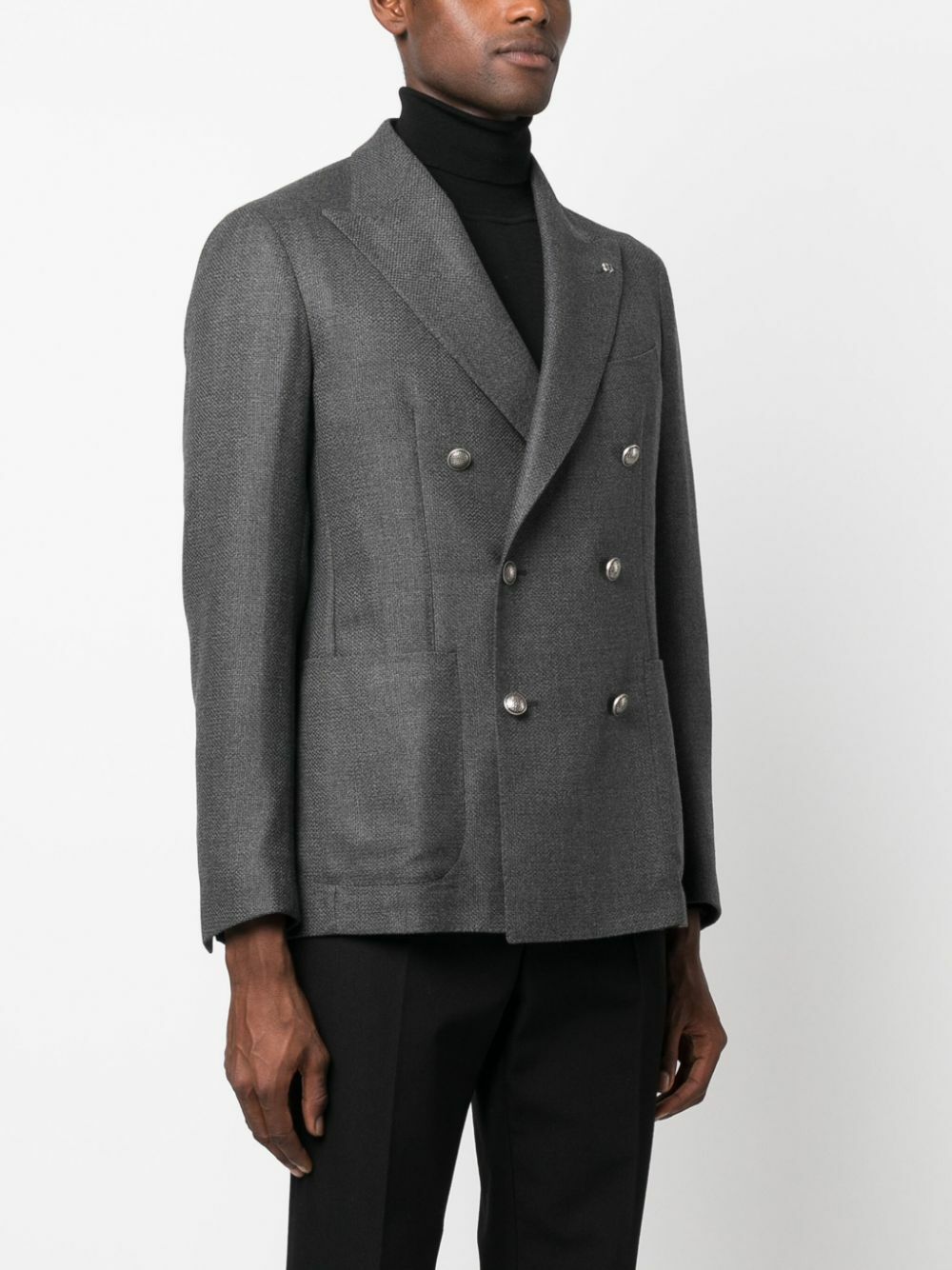Tagliatore Tagliatore Single-breasted green jacket in virgin wool main image 1