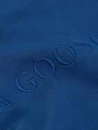 Canada Goose - Rove Logo-Embroidered Cotton-Jersey Sweatshirt - Blue