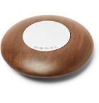 Linley - Pebble Walnut and Sterling Silver Paperweight - Brown