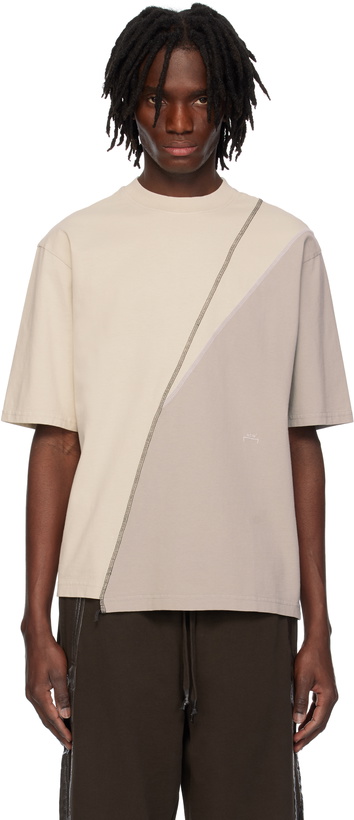 Photo: A-COLD-WALL* Off-White Spliced T-shirt