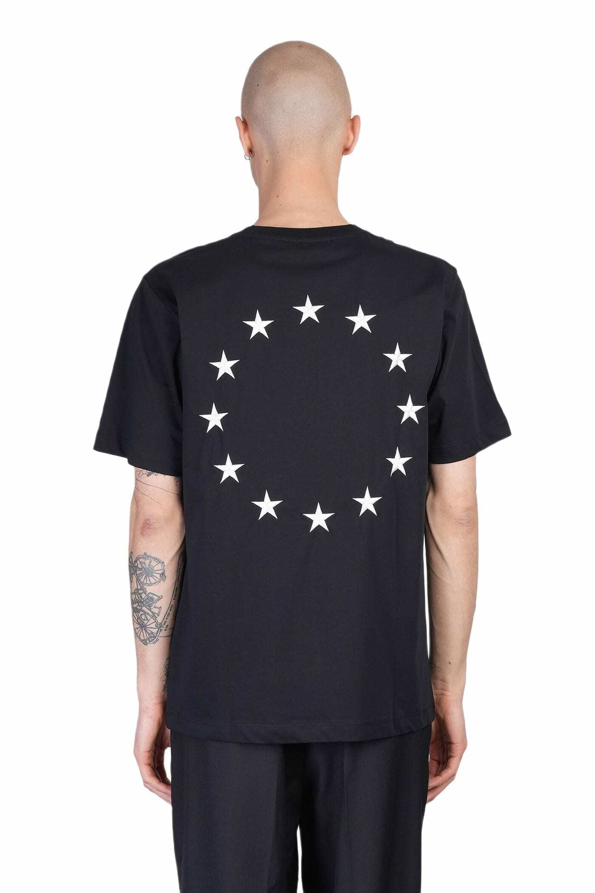 Études T-shirt In Black Cotton