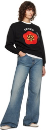 Kenzo Black Kenzo Paris Pop Embroidered Sweatshirt