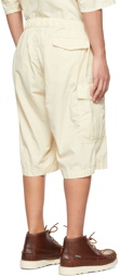 Nanamica Off-White Easy Cargo Shorts