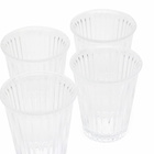 Service Projects Canteen Bodega Glass - Set of 4 in Clear 