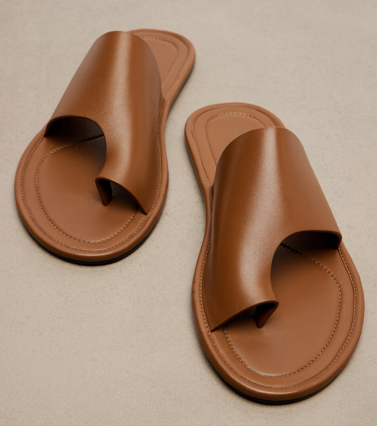 The Row Malick Thong leather sandals