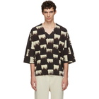 Homme Plisse Issey Miyake Brown and White Wild Check T-Shirt